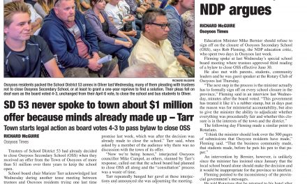 Osoyoos Times top stories for May 4 – CIRO Radio 106.5 FM