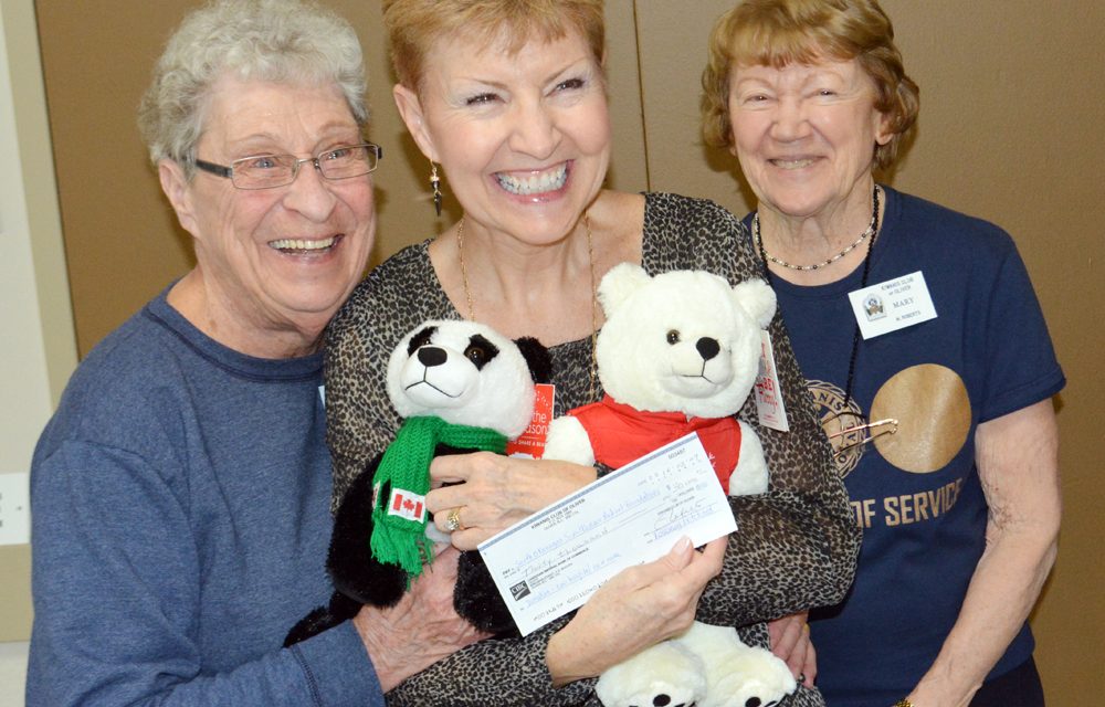 Kiwanis Club donates $30,000 to patient care tower