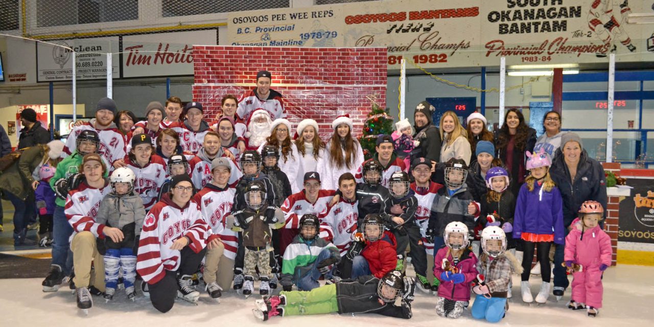 Skating with Santa Claus