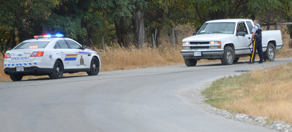 Police on the lookout in Oliver