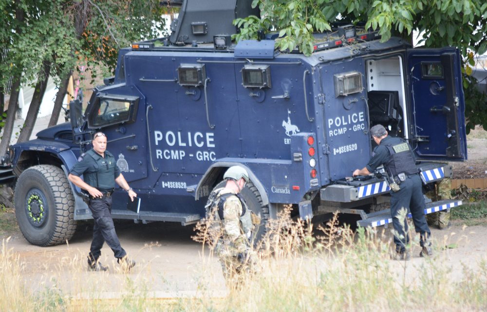 RCMP swoop down on ‘problem house’ in Oliver