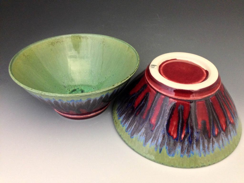 A colourful pair of bowls by Lisa Martin. (Contributed photo)