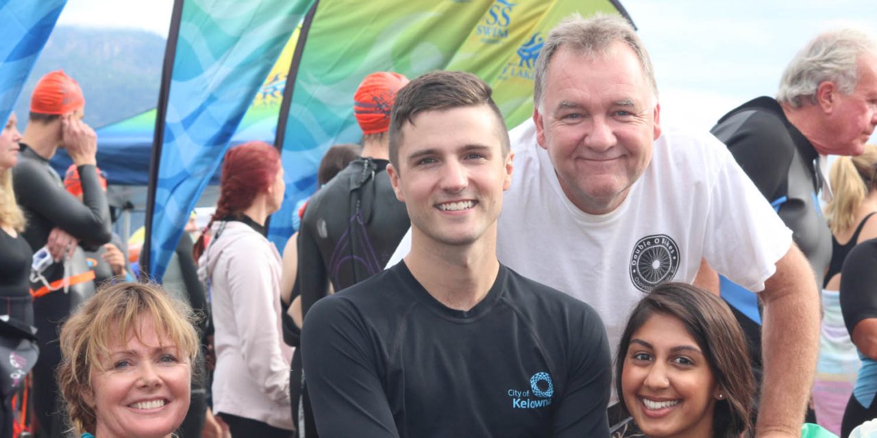 Riley Martin, Oliver paraplegic, completes 2.1 km lake swim