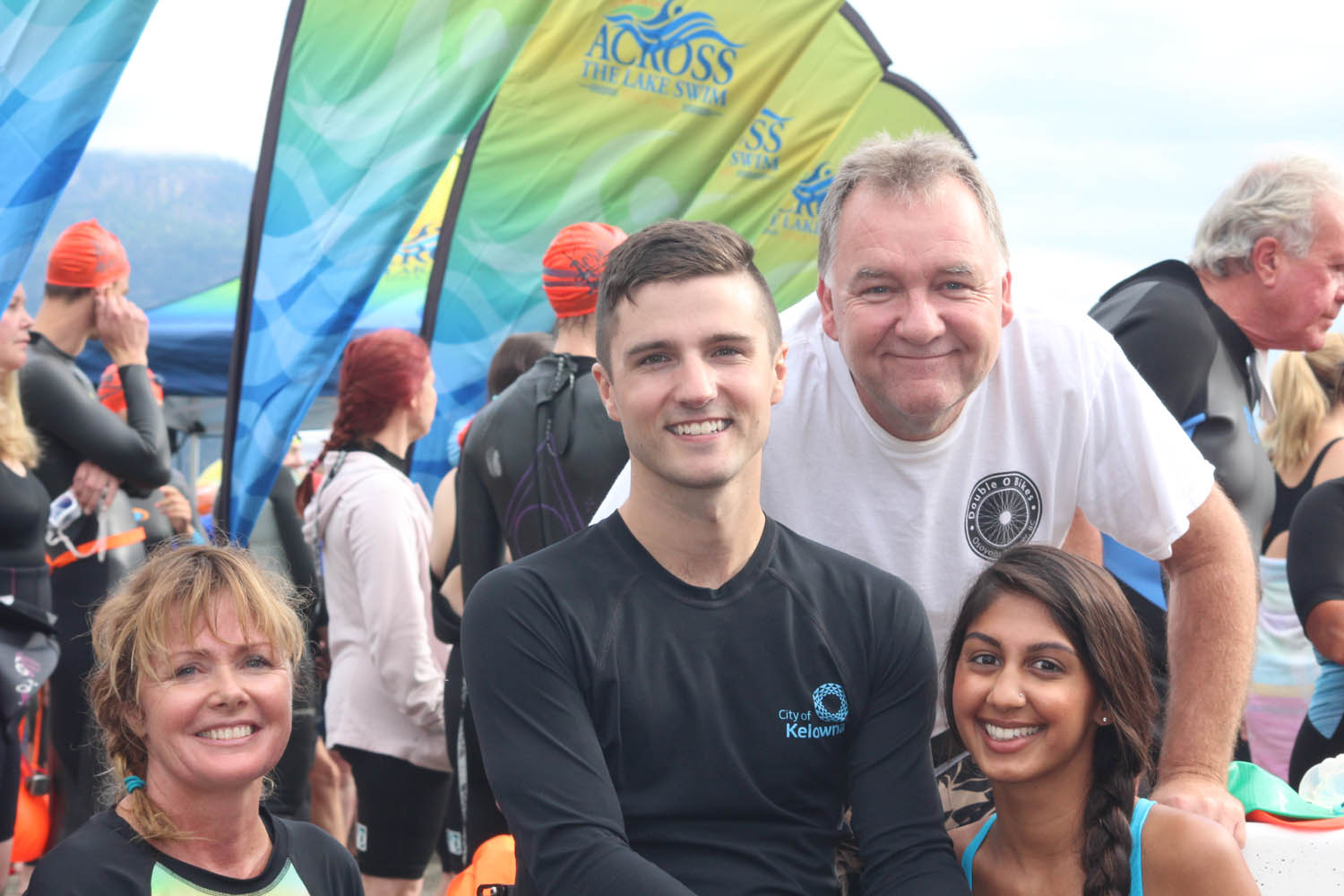 Riley Martin, Oliver paraplegic, completes 2.1 km lake swim