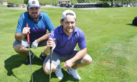 Tadey and Martine play a dozen rounds for ALS