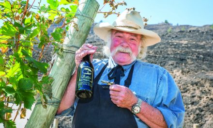 Winery owner stayed behind to protect his property