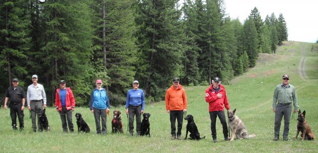 Search and rescue dogs unite on Anarchist Mountain