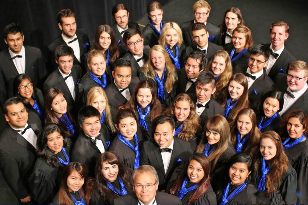 It promises to be a wonderful night of musical entertainment on Friday, Feb. 5 as the Capilano University Singers will be the featured special guests at the Frank Venables Theatre in Oliver as part of the South Okanagan Concert Series. The vocal ensemble is 45 voices strong and are led by acclaimed conductor Lars Kaario. They have toured extensively over the years both in Canada and in Europe.  One tour had them performing in Munich, Salzburg, Prague, Dresden and Wurzburg, singing in many cathedrals and other venues associated with the great composers of the past. Tickets are on sale at Beyond Bliss in Oliver and at Imperial Office Pro in Osoyoos and at the door provided there are seats left. Single admissions are $20 and those 17 and under are welcomed to all concerts free. (Photo supplied)