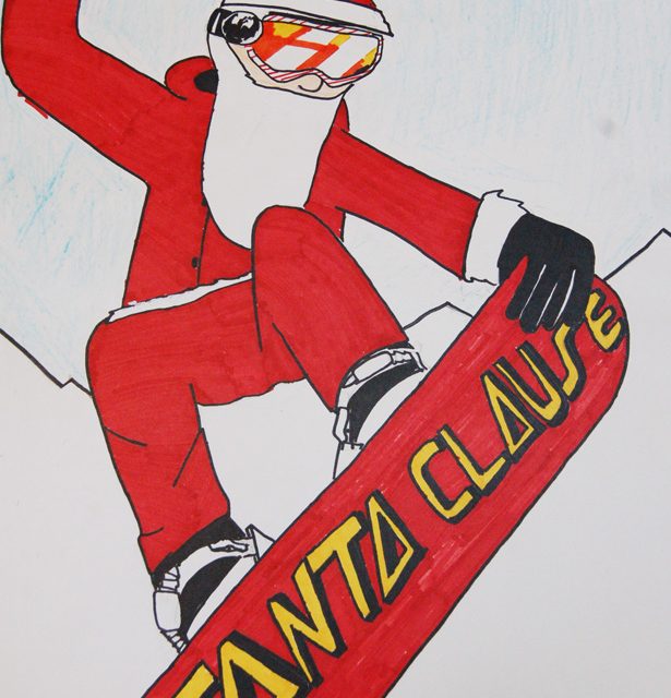 Cool hand Santa