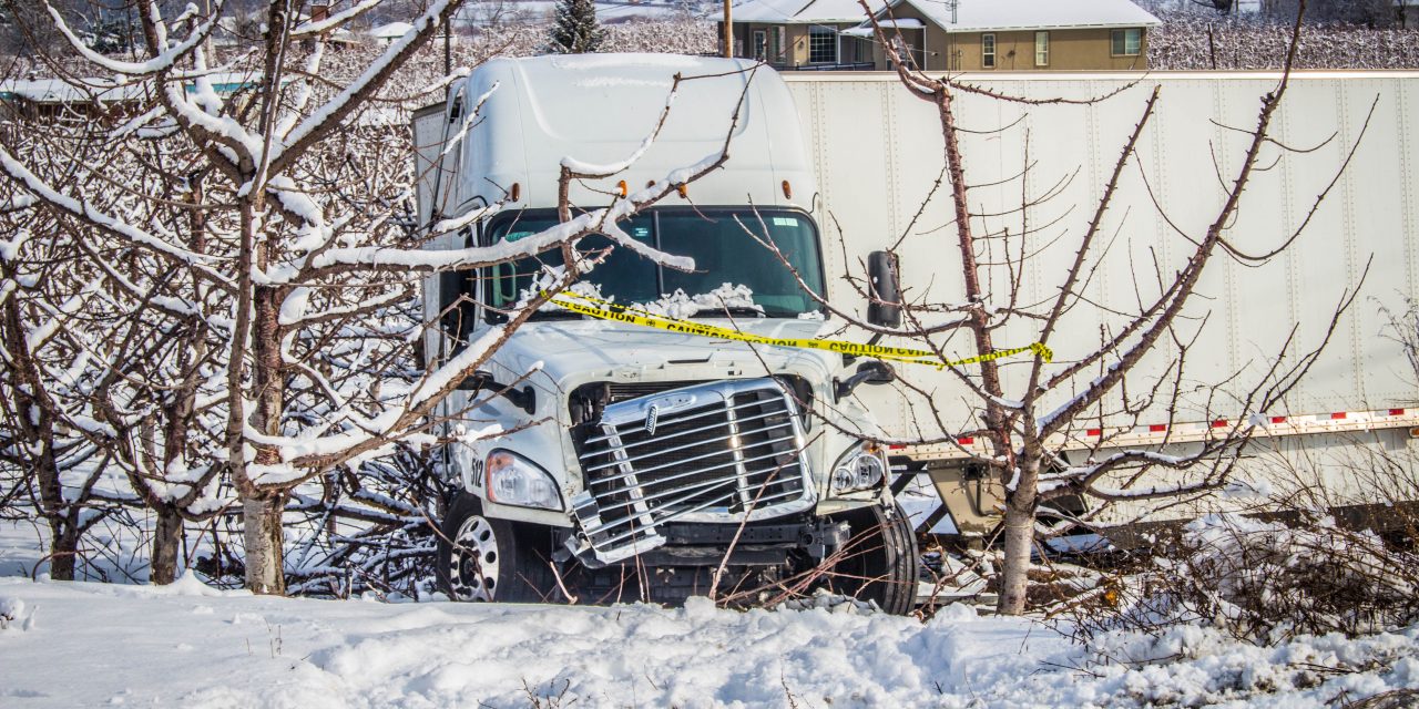 Heavy snowfall, slick roads result in two vehicle accidents