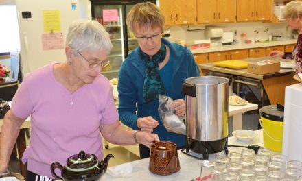 Seniors flock to tea and bake sale