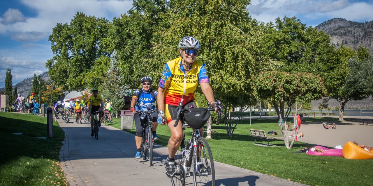 Seniors cycle through Okanagan