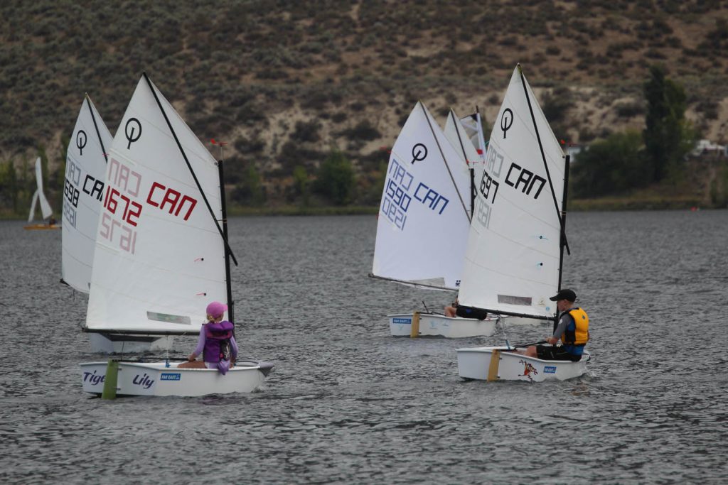 Boats race in the annual regatta hosted by the Lake Osoyoos Sailing Club. (Alan Collins photo)
