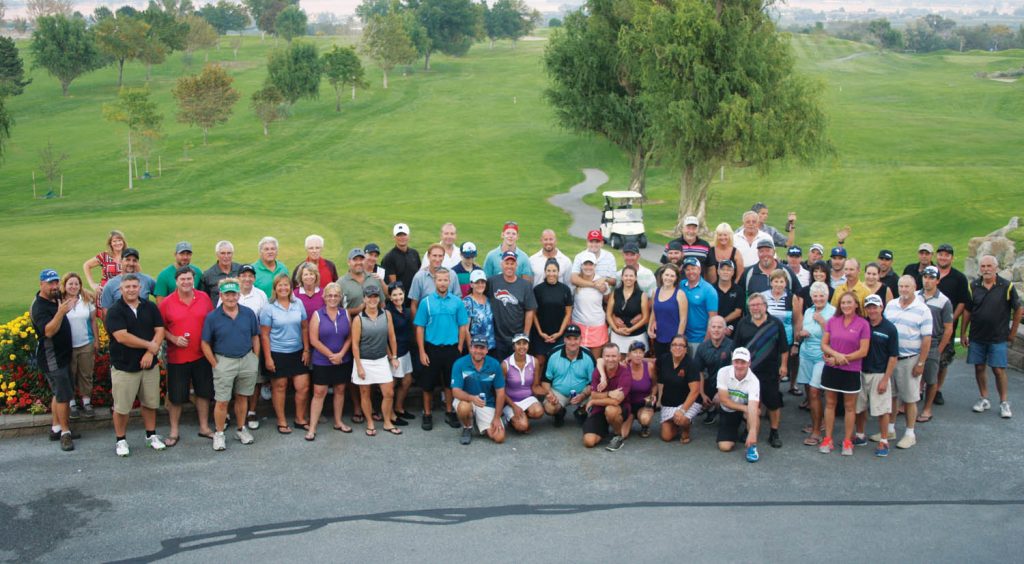 The third annual McLean Construction Charity Golf Tournament was a huge success this past Saturday as more than 80 golfers signed up to play under perfect weather conditions at the Osoyoos Golf Club. Numerous businesses from Osoyoos and across the South Okanagan also signed on as tournament sponsors. The event raised about $10,000 for three children’s charities in the region. The tournament has raised more than $30,000 in its first three years. (Keith Lacey photo)