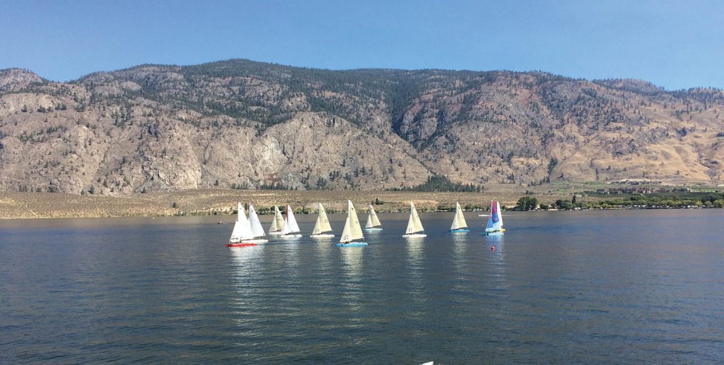The Osoyoos Sailing Club held its annual regatta on beautiful Osoyoos Lake this past weekend as local sailors got to compete against sailors from across B.C. as well as other competitors from Alberta and the United States. Races started Friday morning and continued throughout the weekend, with the event wrapping up Sunday afternoon. (Keith Lacey photo)