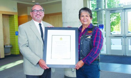 OIB chief honoured to receive rare municipal award