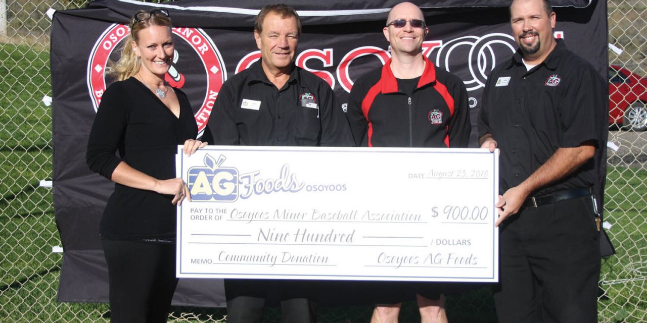 Minor baseball in Osoyoos continued to thrive and grow during second season