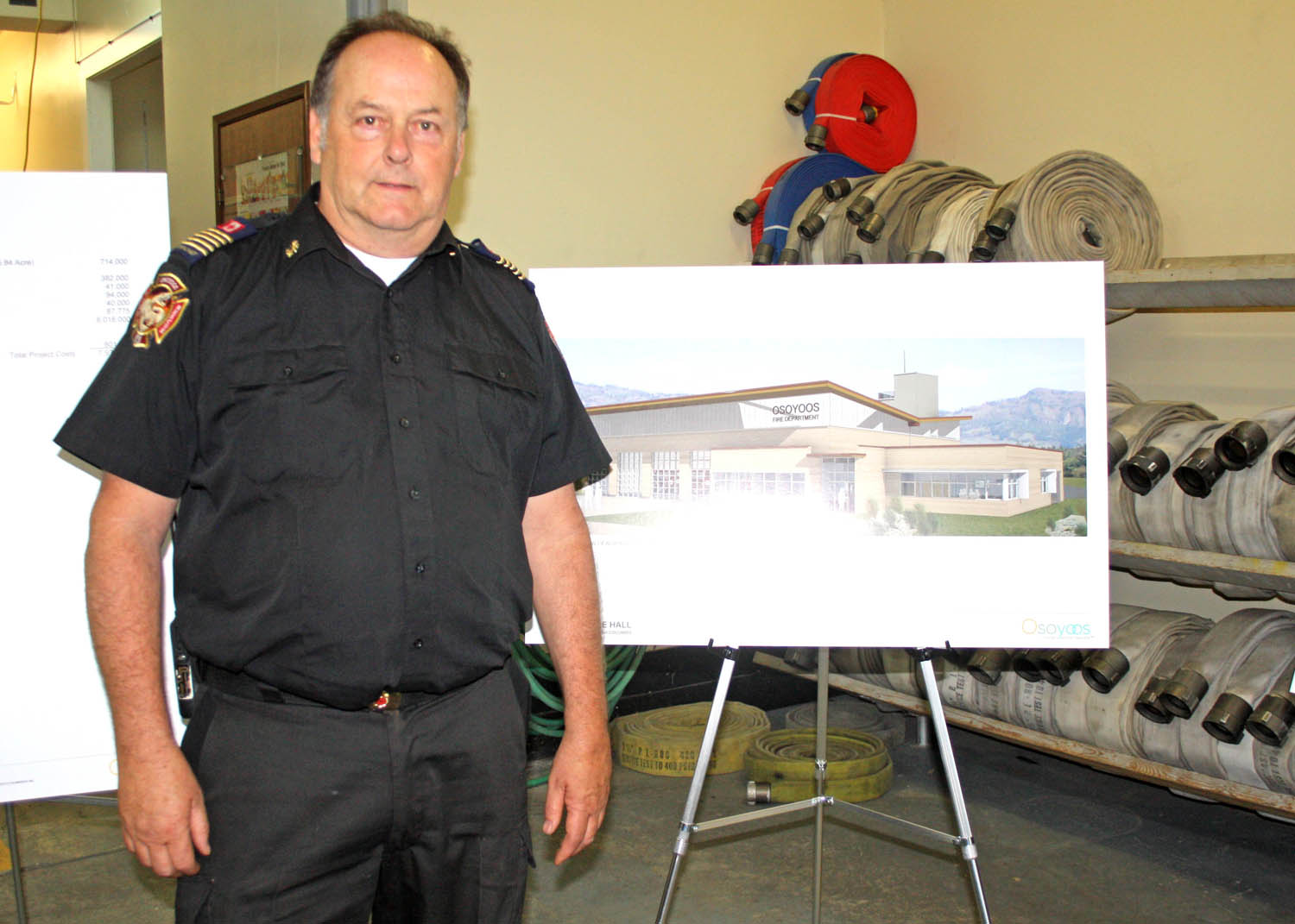 Fire Chief Rick Jones says a new fire hall is badly needed as the current one no longer meets community needs. (Keith Lacey photo)