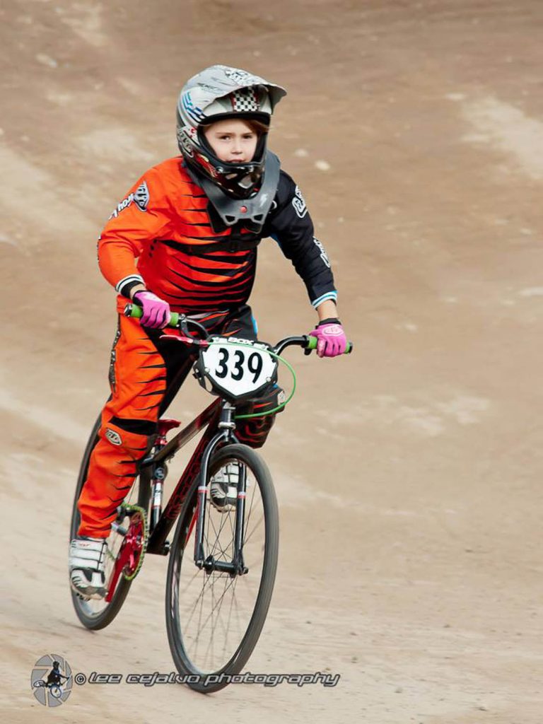 Brody McLean, 7, of Osoyoos became a provincial BMX racing champion in his class at recent provincial championships in Langley. (Lee Cejalvo Photography)