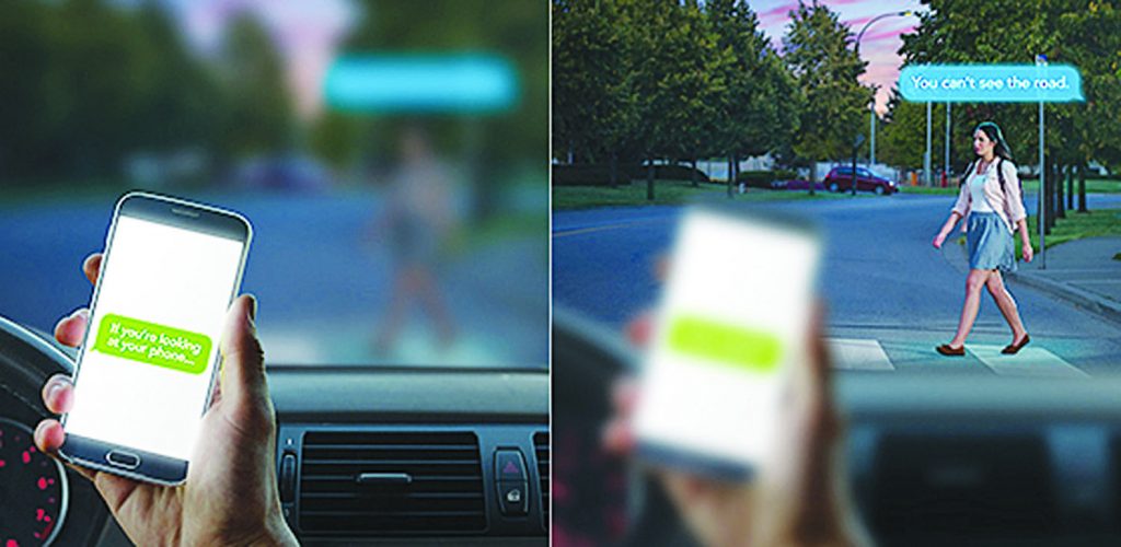 RCMP officers will be cracking down on distracted drivers in British Columbia throughout the month of September. (Photo supplied)