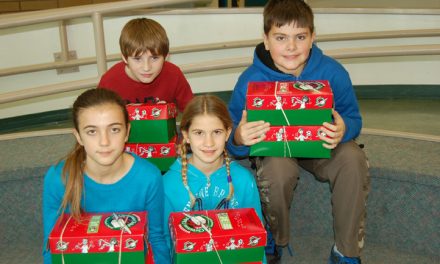 Christmas in a shoebox