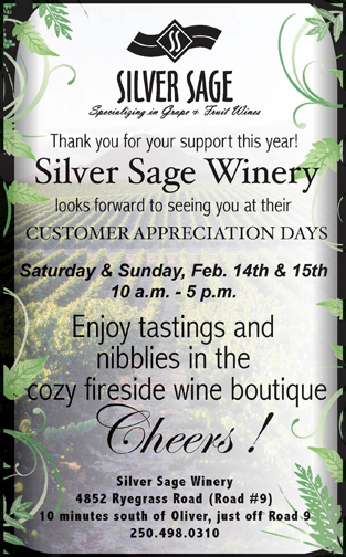 Silver Sage Winery hosting Customer Appreciation Days this weekend