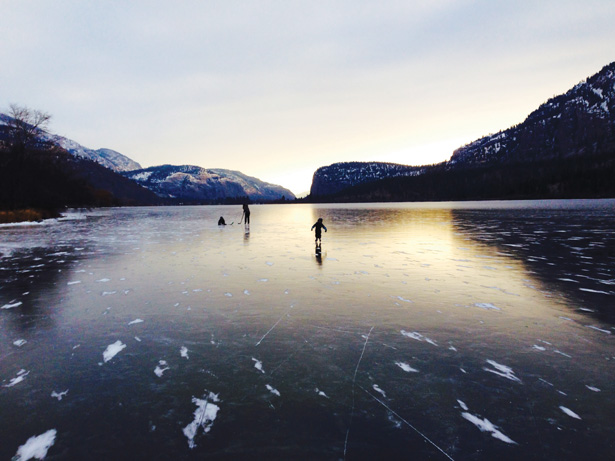 Lake of glass