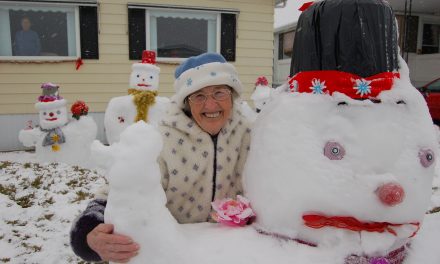 The snowman lady