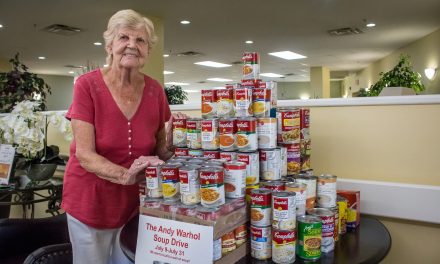 Soup can drive inspired by Andy Warhol
