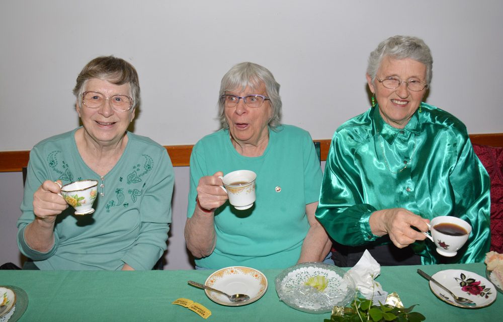 A spot o tea at the Elks Hall