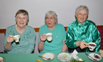 A spot o tea at the Elks Hall