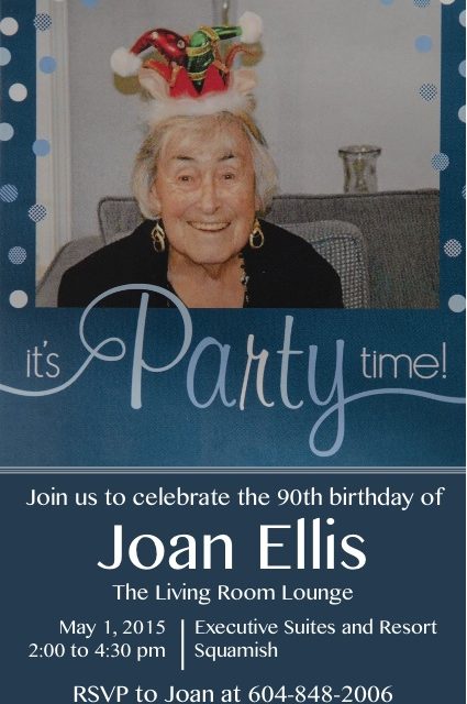 Former Oliver resident celebrating a birthday