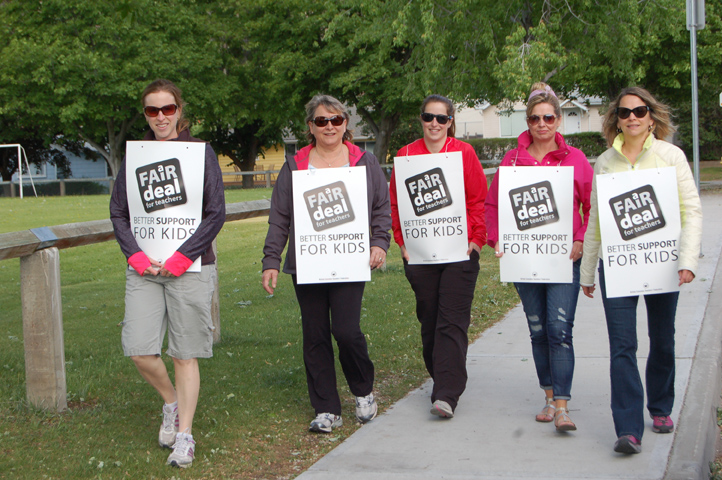 On the picket line