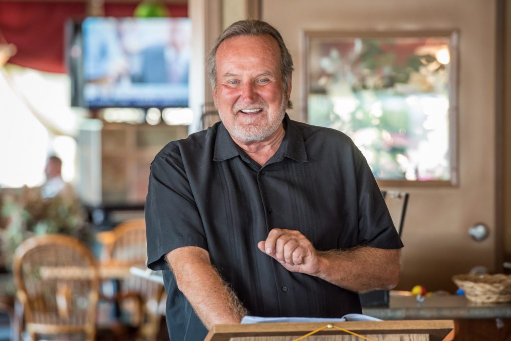 Stu Wells, the former Osoyoos Mayor and former chair of the Okanagan Basin Water Board, spoke about water at the Rotary Club of Osoyoos luncheon recently. (Richard McGuire photo)