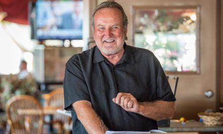 Former Mayor Wells talks to Rotarians about water issues on Osoyoos Lake