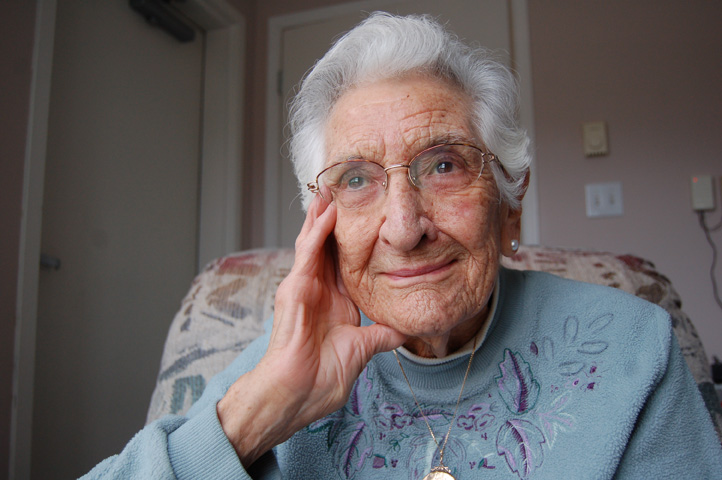 At 94, Oliver senior is still giving her time