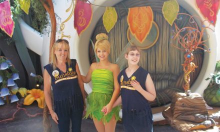 Sabrina fulfills her dream seeing Tinker Bell