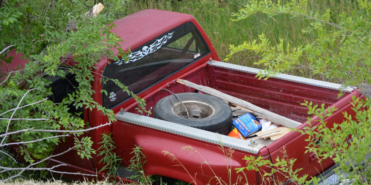 Oliver RCMP respond to crashed pickup, passengers reportedly fled
