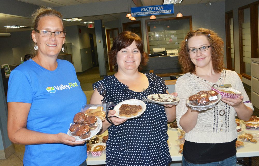 Valley First hosts bake sale for Carson Ruhland