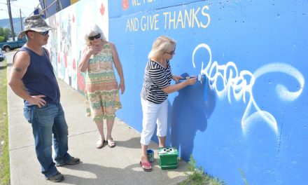 Tagger defaces veterans’ memorial wall