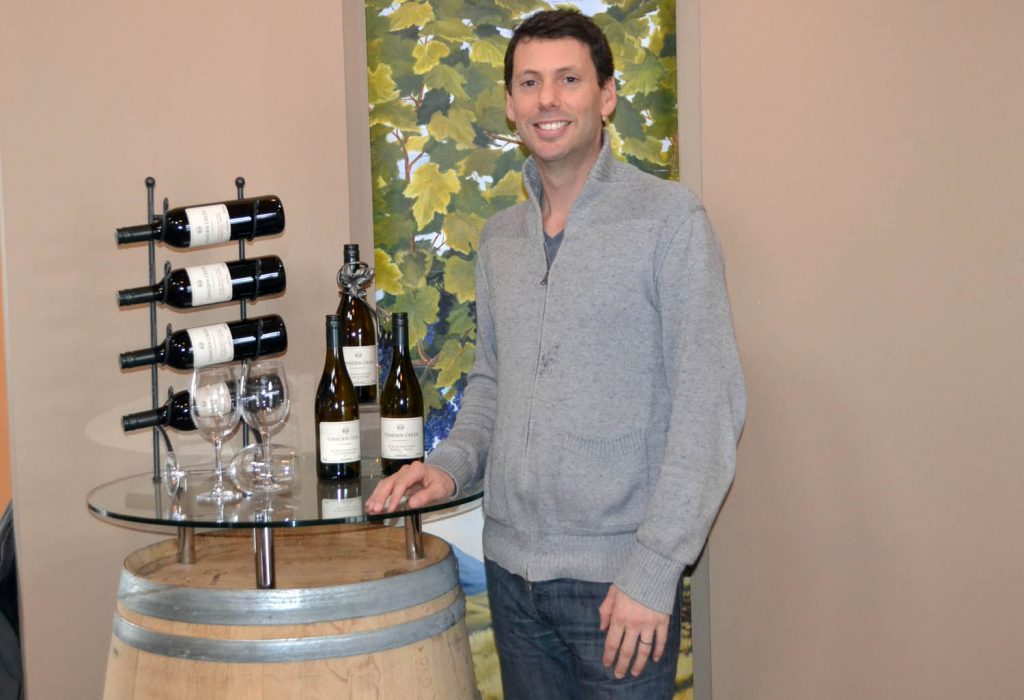 Jan Nelson grew up in Oliver, but left to travel and experience the world as a young man way back in 1992. He spent many years working in Japan and worked several others jobs, including selling wine in Italy. Nelson has recently returned home after accepting the position as the new sales and marketing manager for Tinhorn Creek Winery. Nelson said he wanted to be able to spend more time with his family and that simply wasn’t going to happen in Japan. So he started looking for work, and it just so happened Tinhorn Creek was hiring. (Trevor Nichols photo)