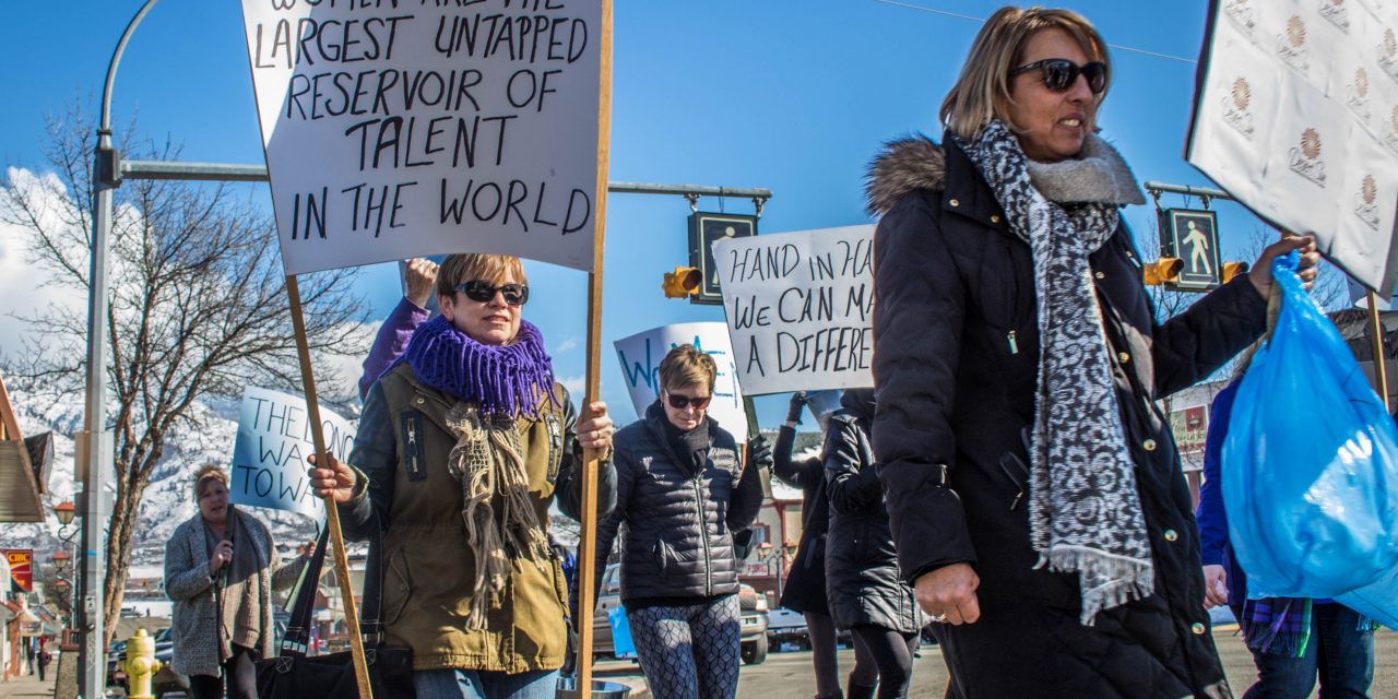 Osoyoos’ first women’s march raises awareness of global issues