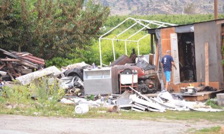 Workshop destroyed by fire