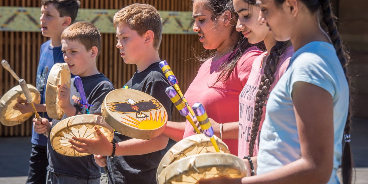 Osoyoos Elementary students join with Sen Pok Chin to celebrate Aboriginal Day
