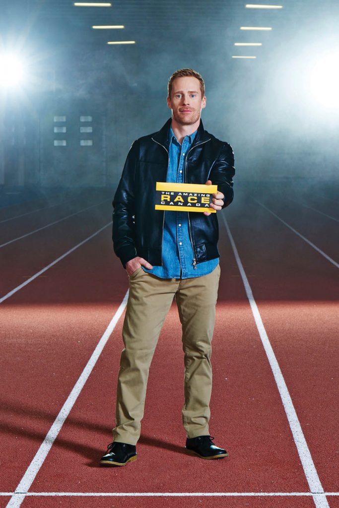 The Amazing Race Canada host Jon Montgomery will be miniatured in the upcoming episode that features Osoyoos. (Photo supplied)
