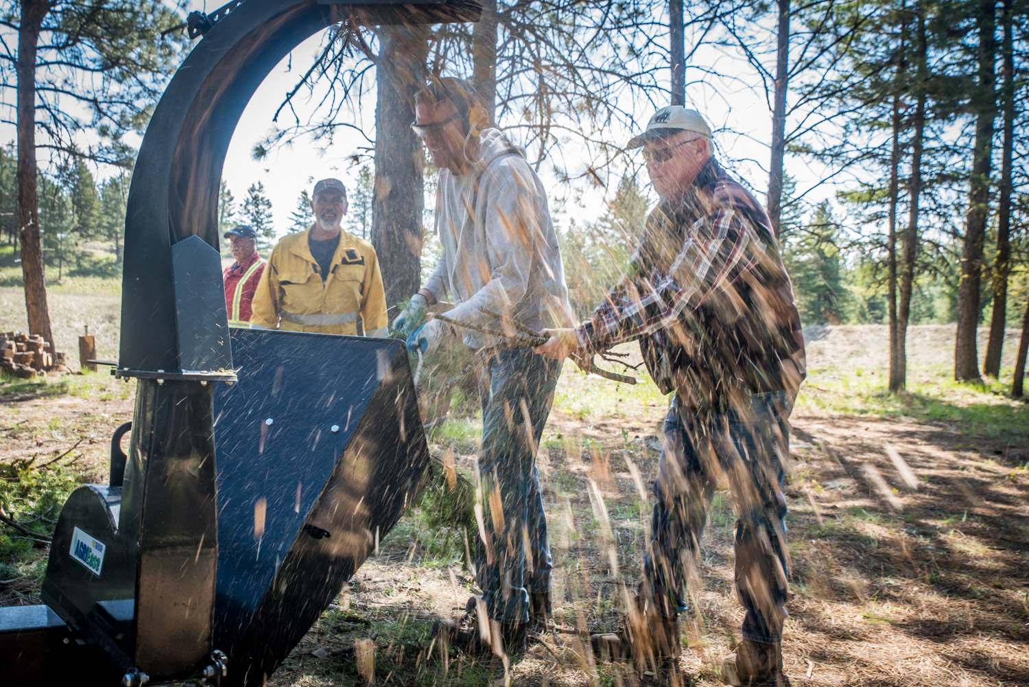 Anarchist Mountain community cleans up brush in park at FireSmart event