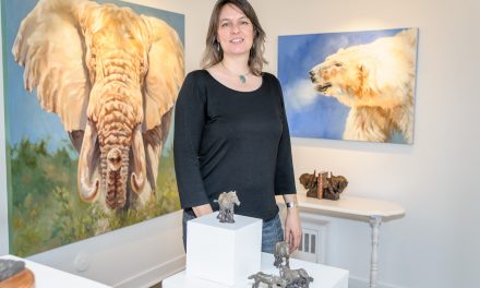 Artist Kindrie Grove is passionate about animals and teaching