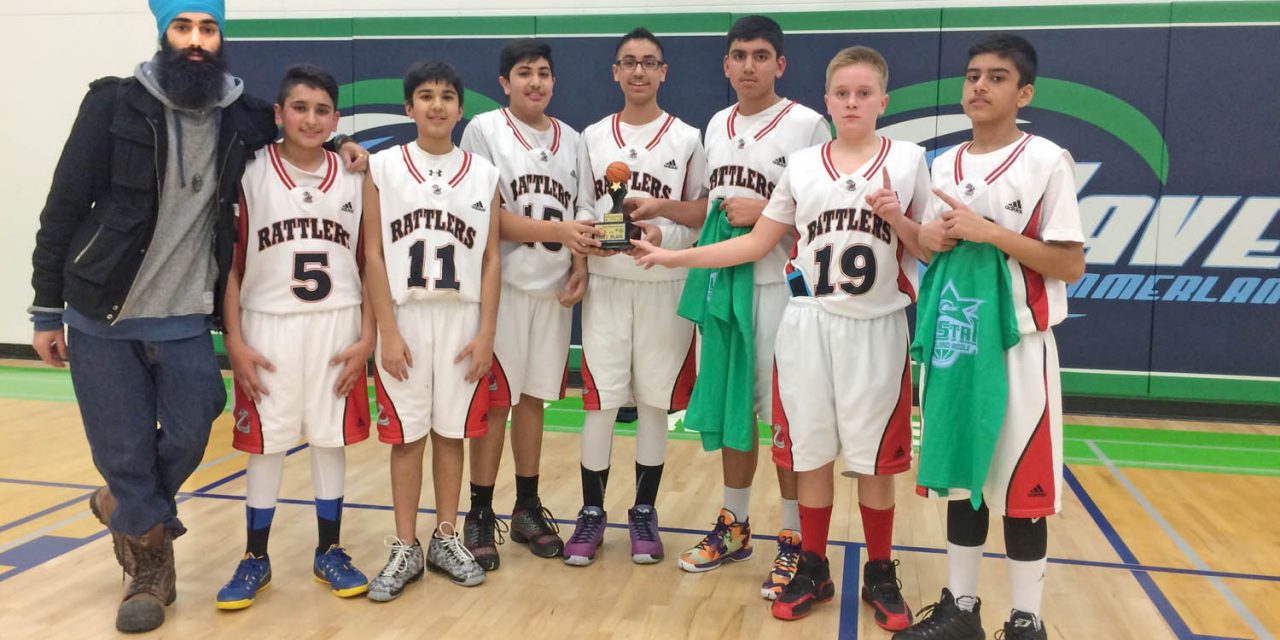 Grade 8 boys from OSS are basketball tourney champs