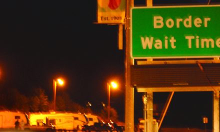 NEW U.S. SIGNS, CAMERAS INDICATE TRAFFIC CONDITIONS AT BORDER