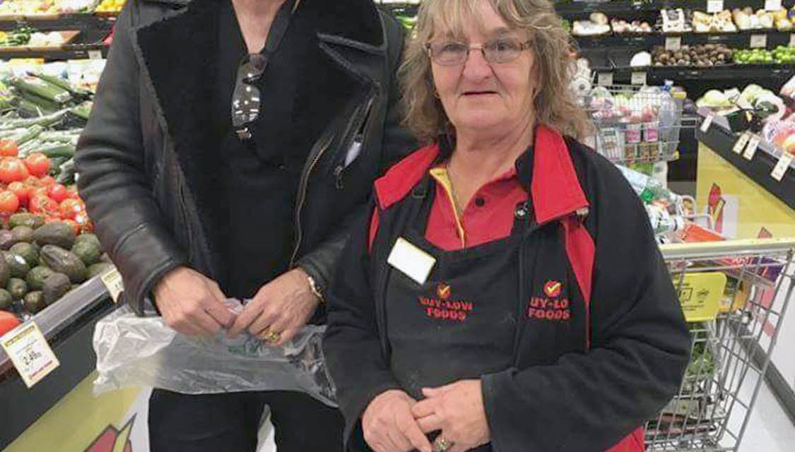 Academy Award-winning actor Nicolas Cage stops in to buy grub at Osoyoos grocery store